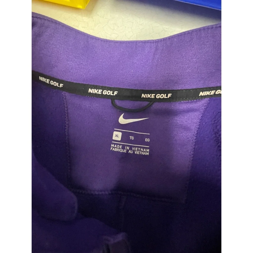 Nike Golf Clemson‎ Tigers Women Purple Quarter Zip Pullover AR2600-547 XL sporty